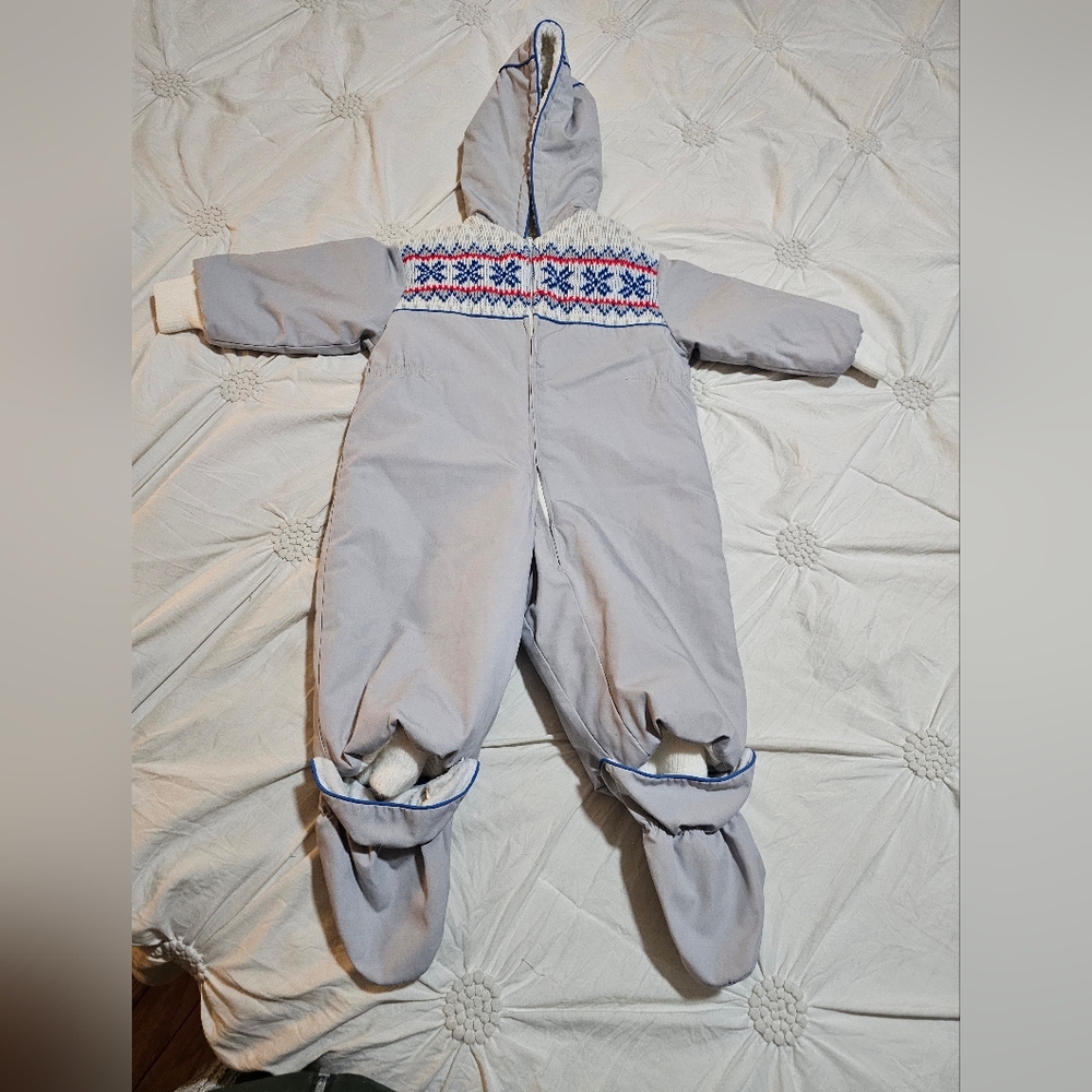 Vintage Tiny Tots Kid Snow Suit